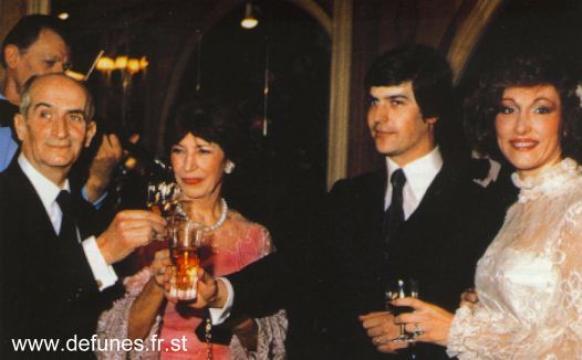 Photo du mariage d'olivier, le fils de Louis De Funes